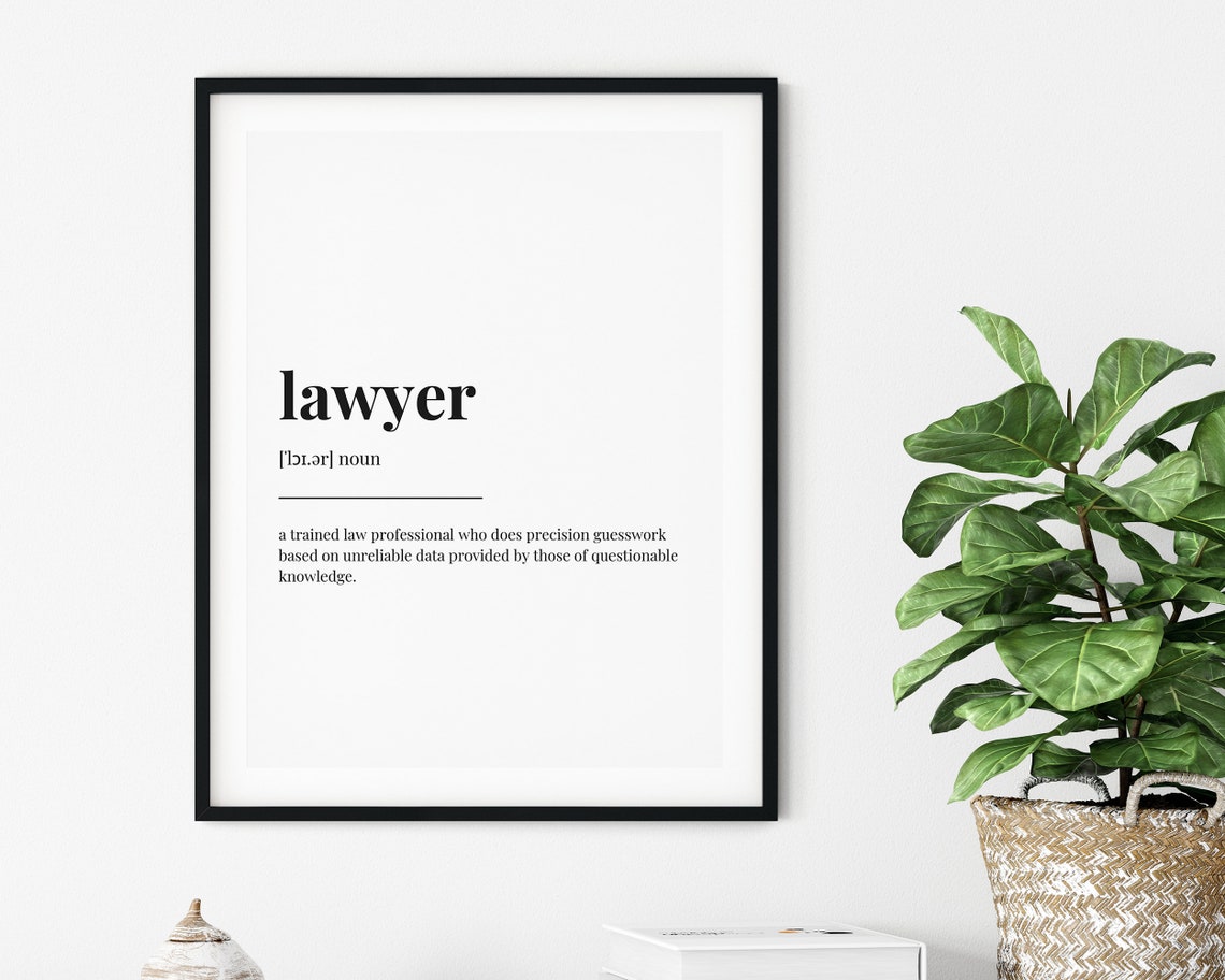 Lawyer Definition Meaning, Lawyer Gift - Image 2