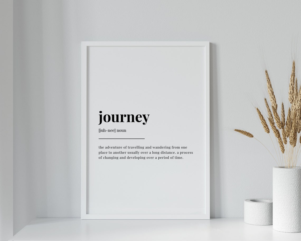 Journey Definition Quote Print - Image 3