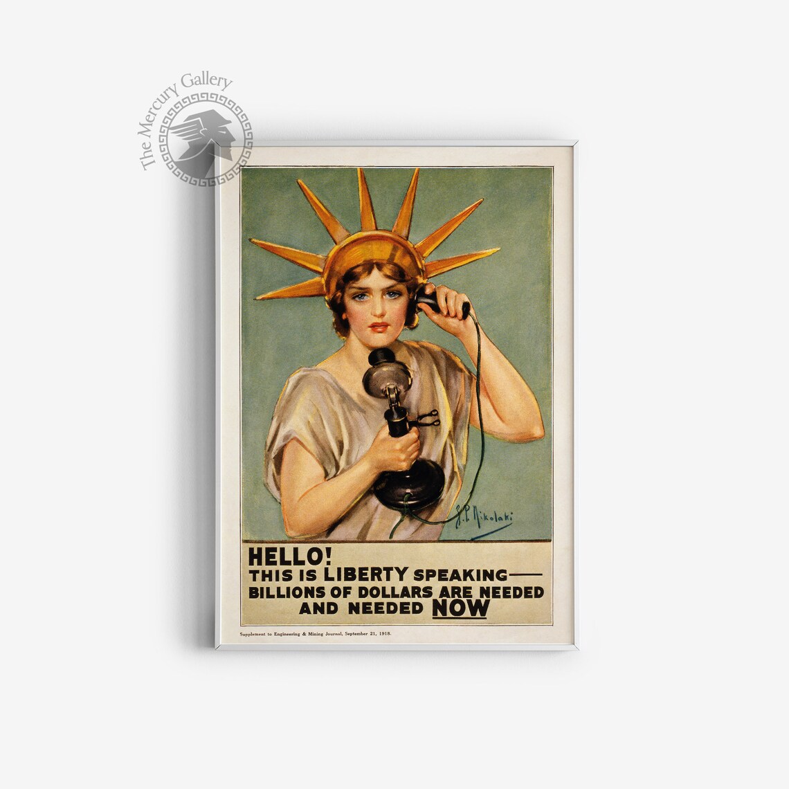This Is Liberty Speaking, Vintage Retro Home Decor - Image 3