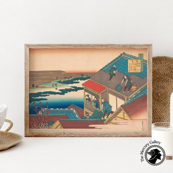 Hokusai Print Japan Wall Art Ukiyo E Art Japanese Posters Woodblock Print Japanese Decor
