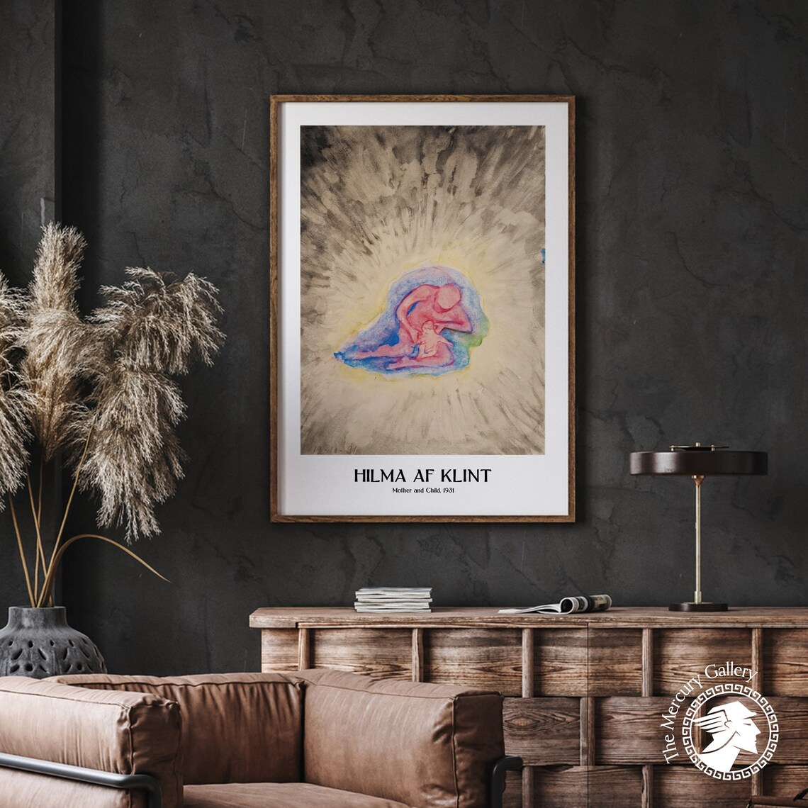 Hilma Af Klint Mother And Child 1931 Tender Spiritual Glow Art Print - Image 2
