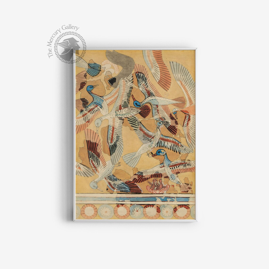 Flying Ducks Art Print, Farmhouse Lake House Decor - Image 3