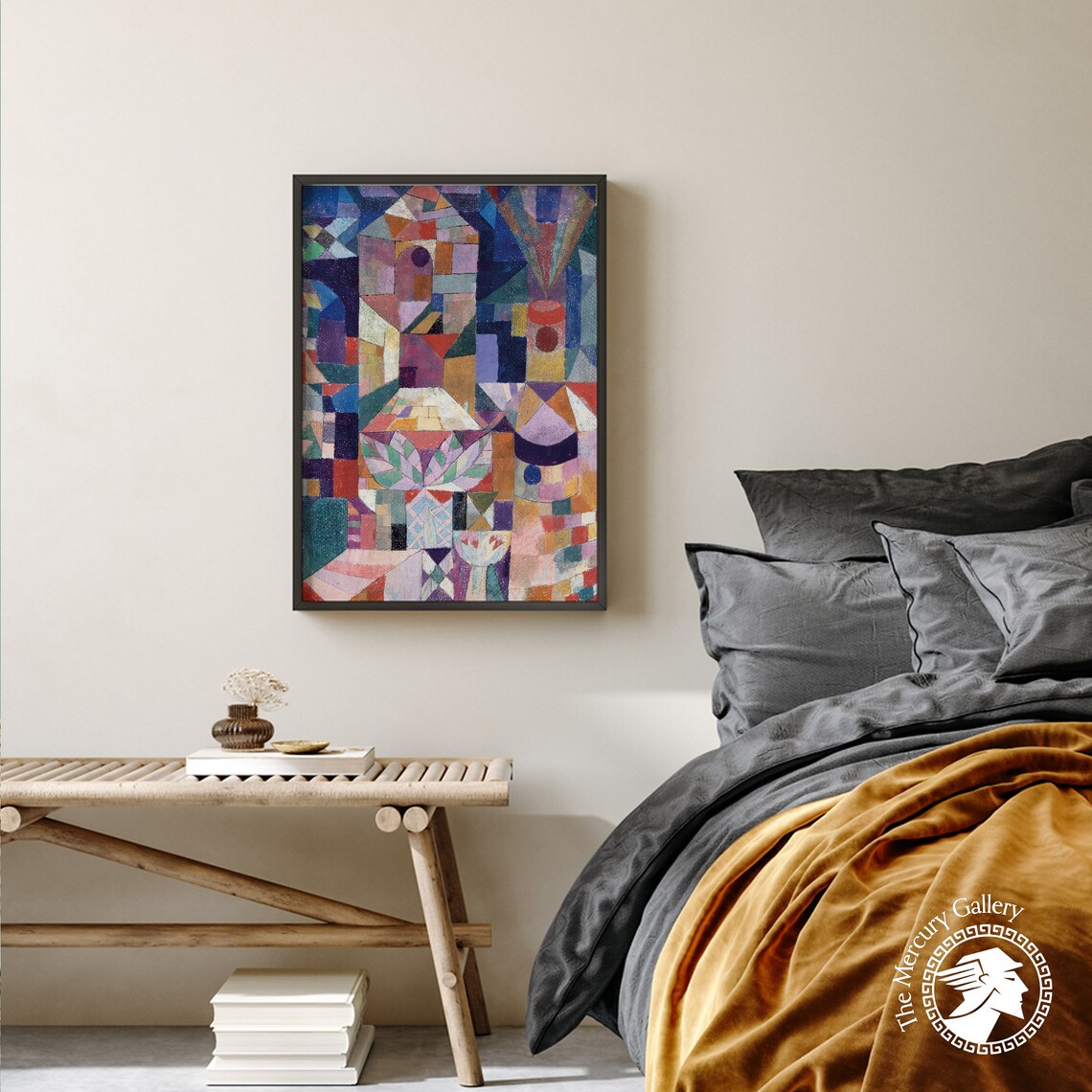 Paul Klee Burggarten 1919 Abstract Art Print - Image 6