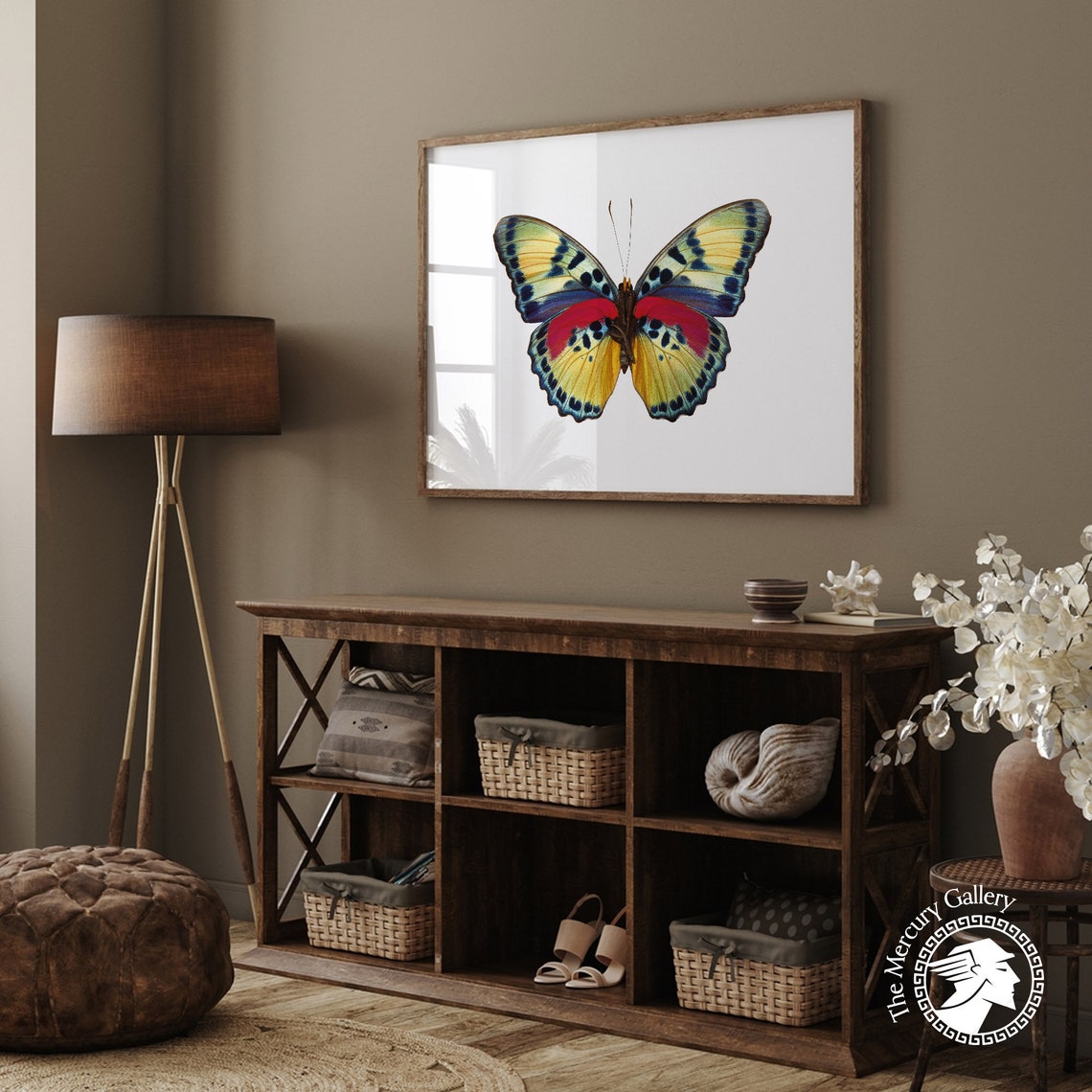 Vintage Butterfly Print Girls Room Prints Butterfly Home Decor - Image 2