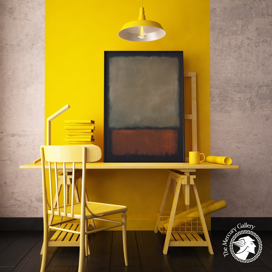 Mark Rothko Exhibition Poster, Living Room Decor - Image 5