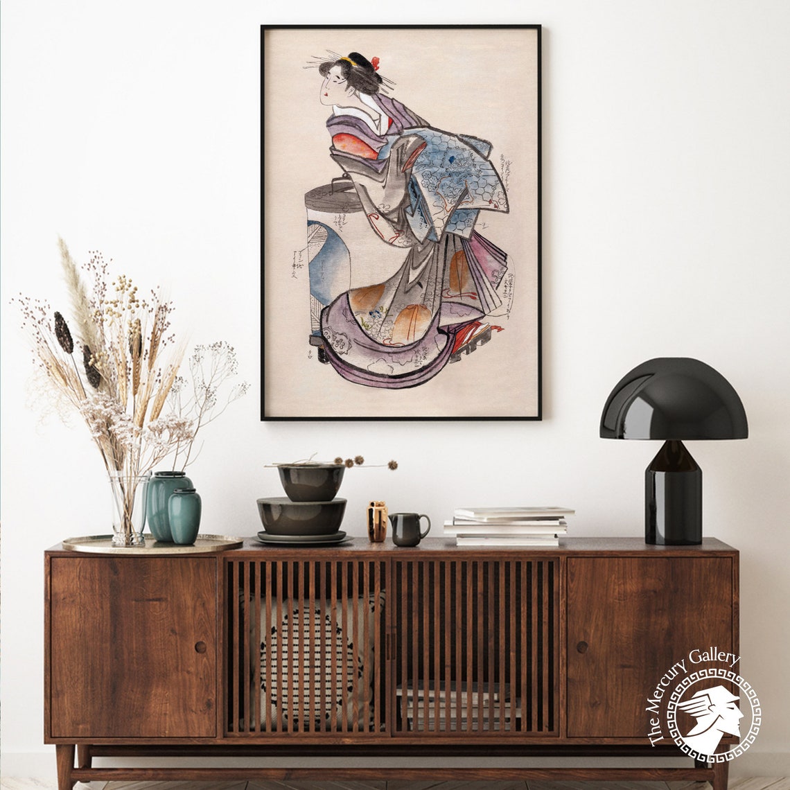 Hokusai Art Print Japanese Woman From Album Of Sketches Japan Wall Art Hokusai Wall Art Japanese Art Print Japanese Decor - Image 4