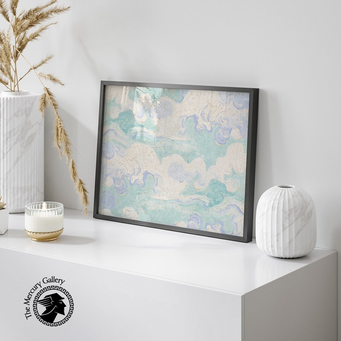 Van Gogh Sky Background Art Print, Reproduction Poster - Image 5