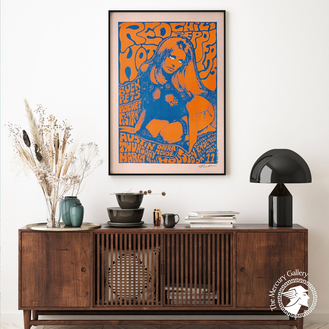 Red Hot Chilli Peppers Vintage Music Poster Print - Image 5