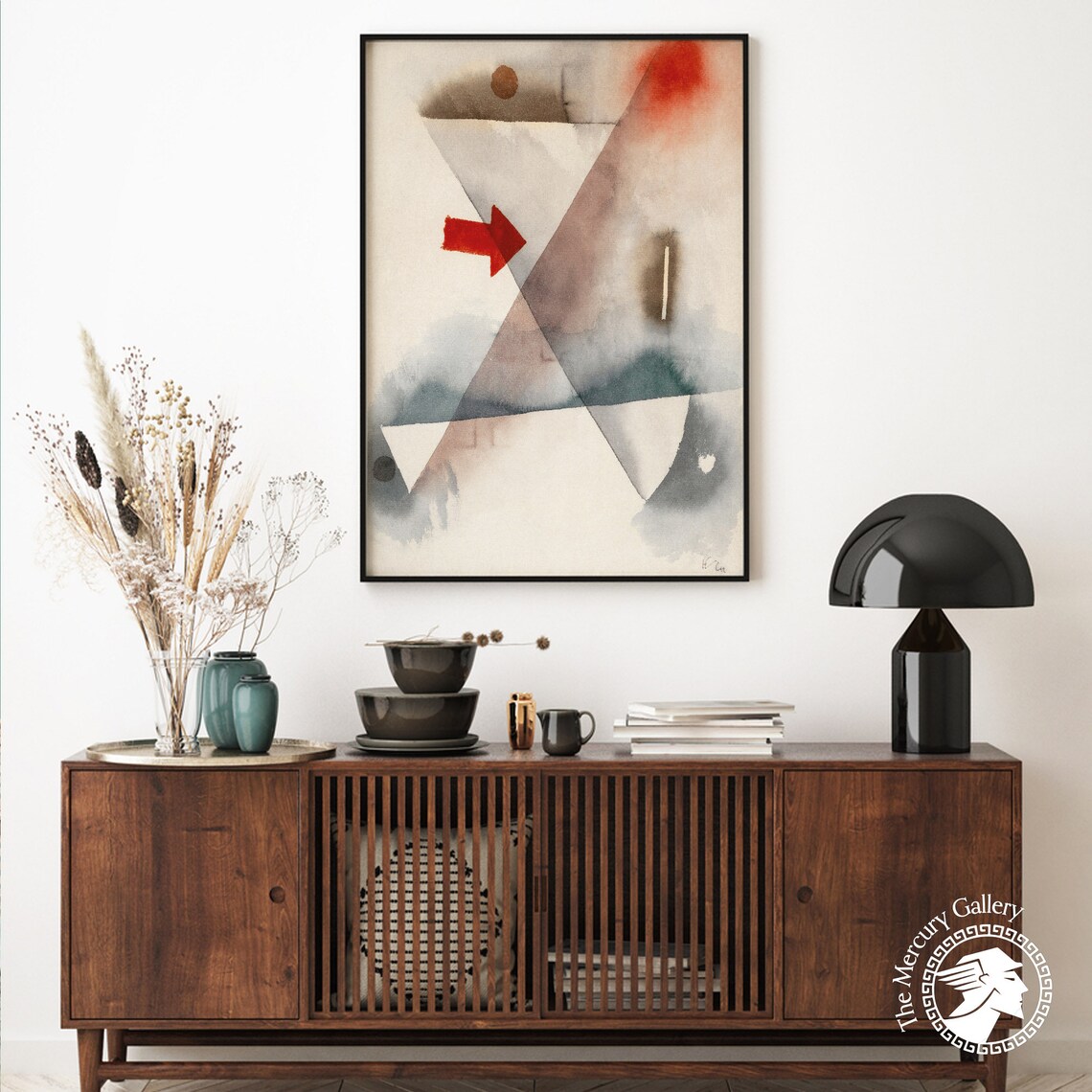 Paul Klee Chimes 1928 Abstract Watercolor Geometric Fine Art Print - Image 4