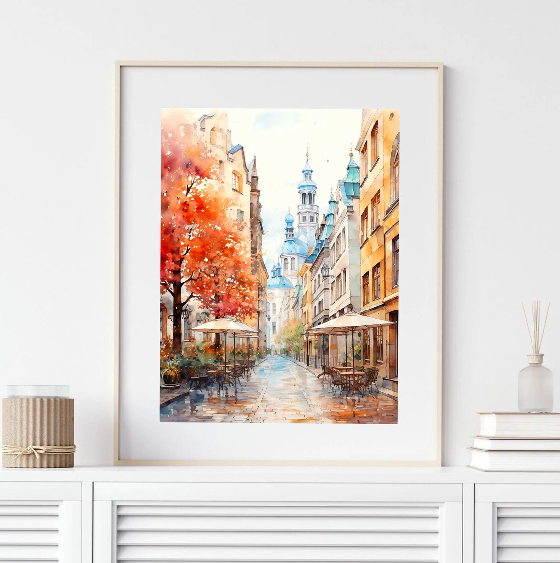 Vienna Vintage Style Travel Poster Art Print - Image 3