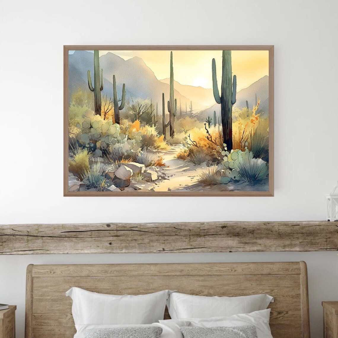 Saguaro National Park Watercolor Travel Poster - Image 4