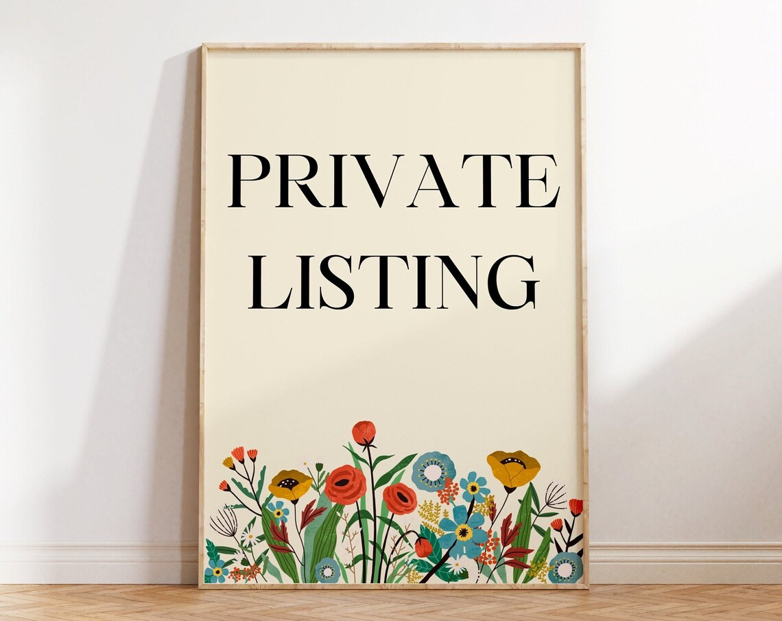 Private Listing Watercolor Illustration Art Print