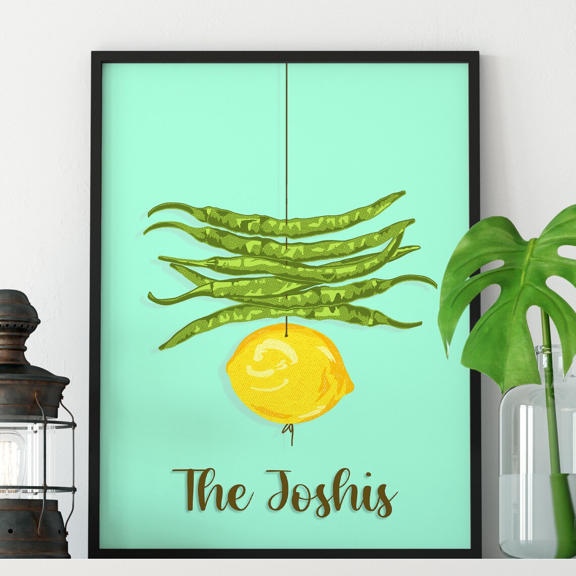 Najaarnazaar Mint Indian Desi Art Print - Image 2