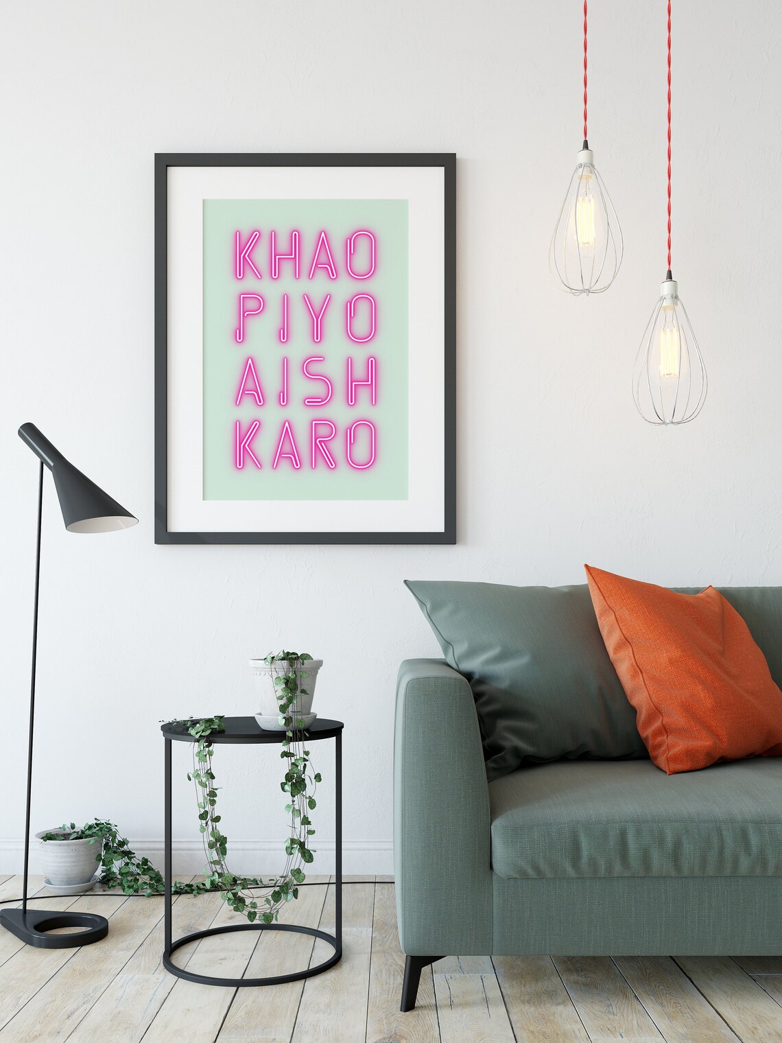 Khao Piyo Aish Karo Punjabi Indian Art Print - Image 2