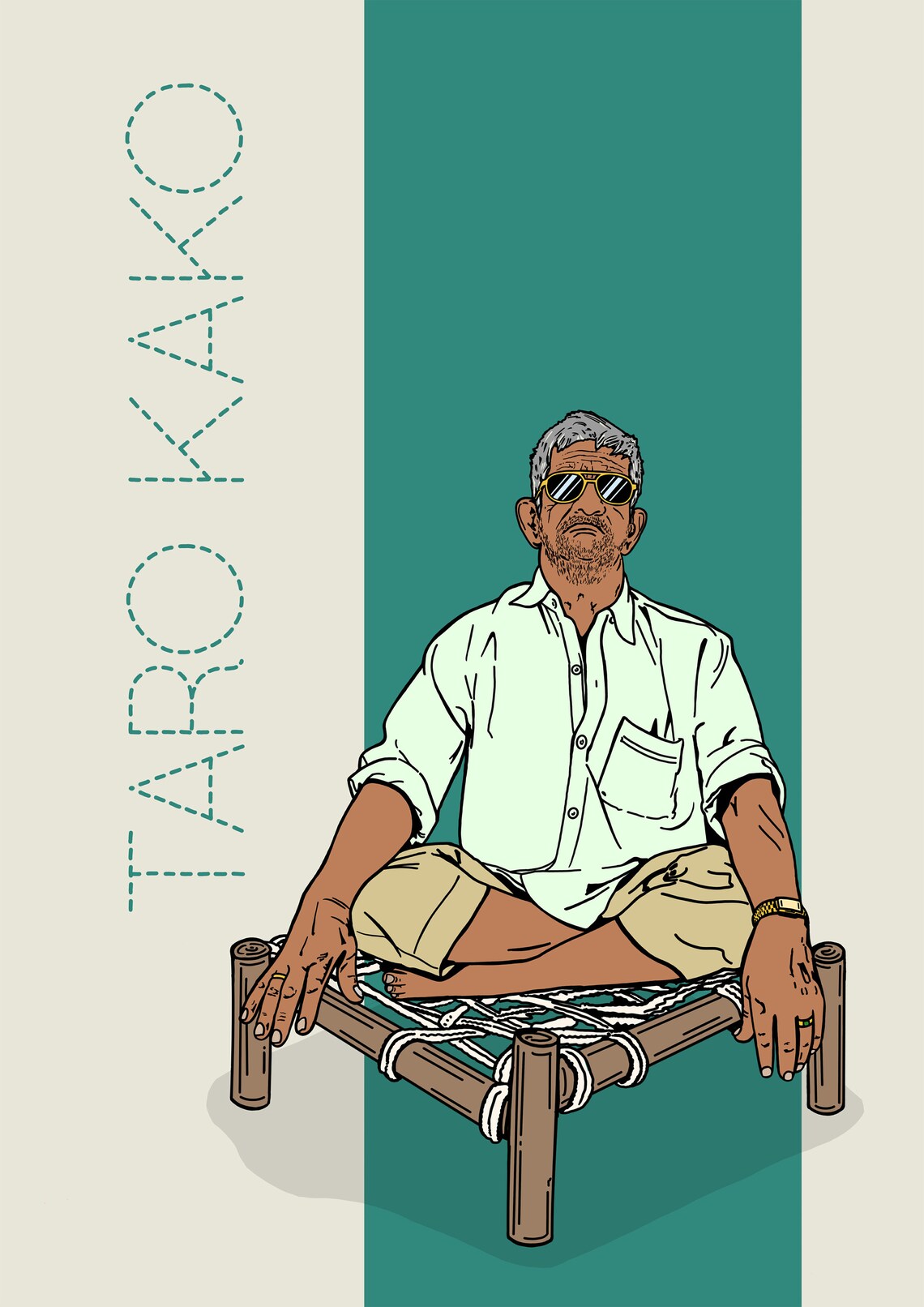 Indian Desi Poster Print, Taro Kako - Image 3