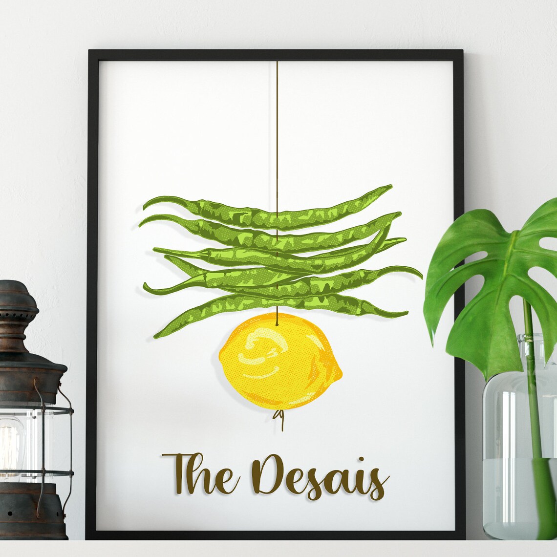 Personalised Najaarnazaar Indian Desi Art Print - Image 3