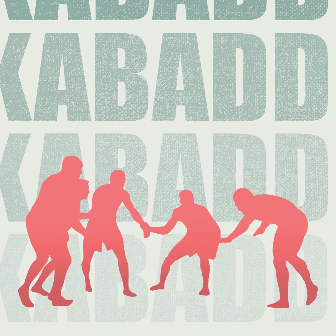 Indian Desi Kabaddi Kabaddi Kabaddi Poster - Image 2