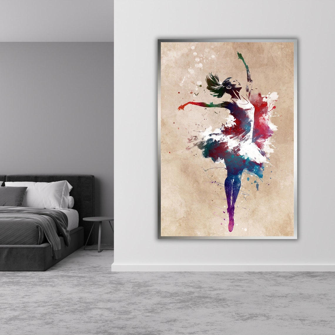 Ballerina Painting On Ballet Dancer Artwork Dance Studio Wall Decor Gift For Ballerina Ballet Lover Gift - Image 2