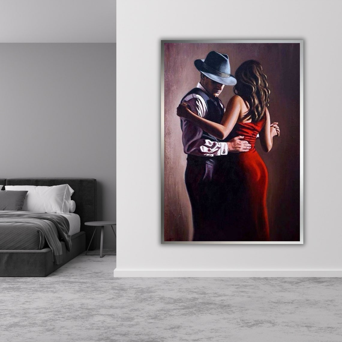 Flamenco Embrace Print Ready To Hang Framed Wall Art Dance Art Decor - Image 3