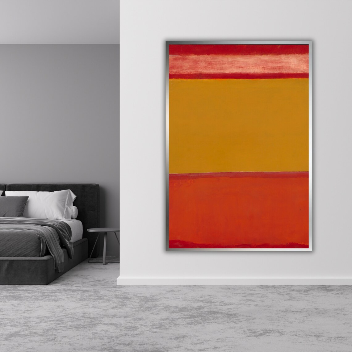 Mark Rothko Abstract Red Orange Art Home Decor Modern Wall Art Contemporary Painting - Image 5