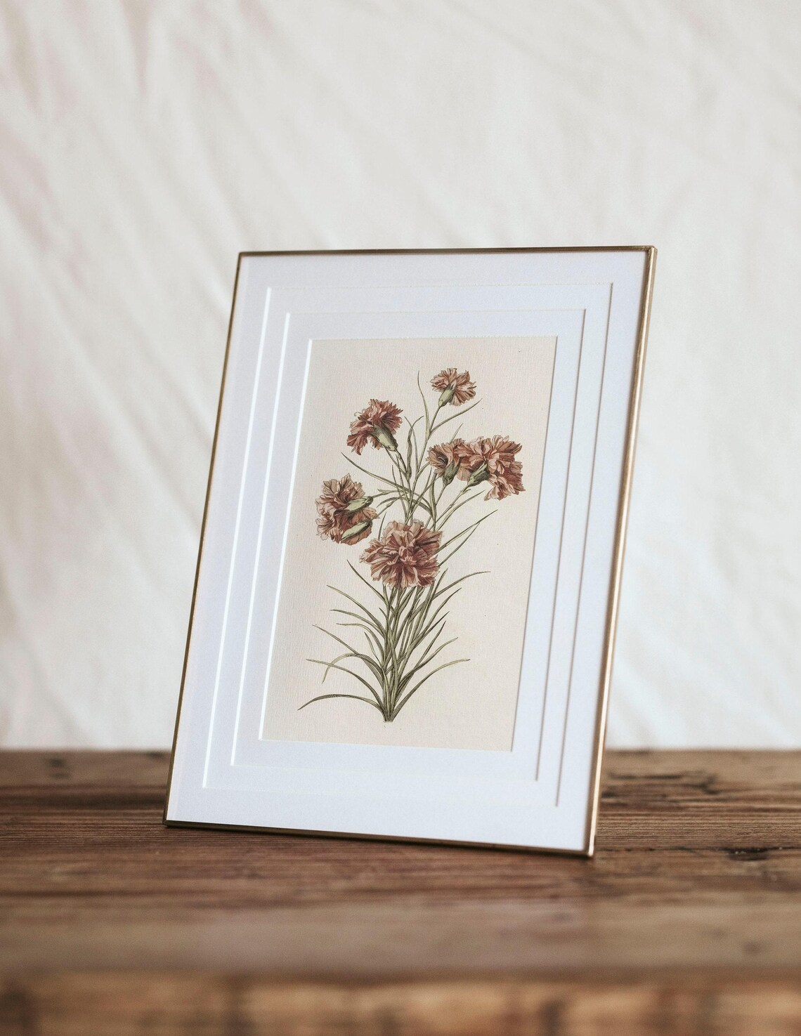 Vintage Floral Botanical Illustration, Farmhouse Poster - Image 2