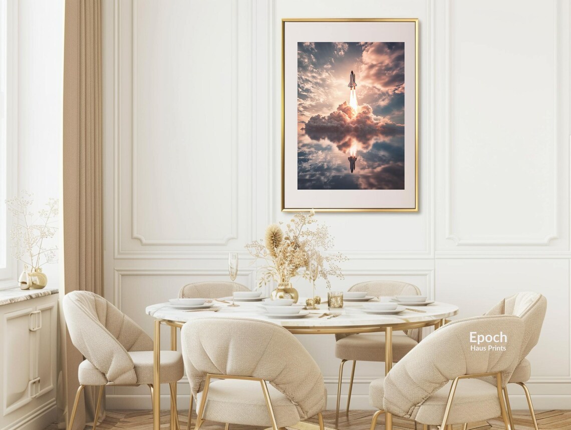 Space Shuttle Launch, NASA Space Photo Print - Image 2
