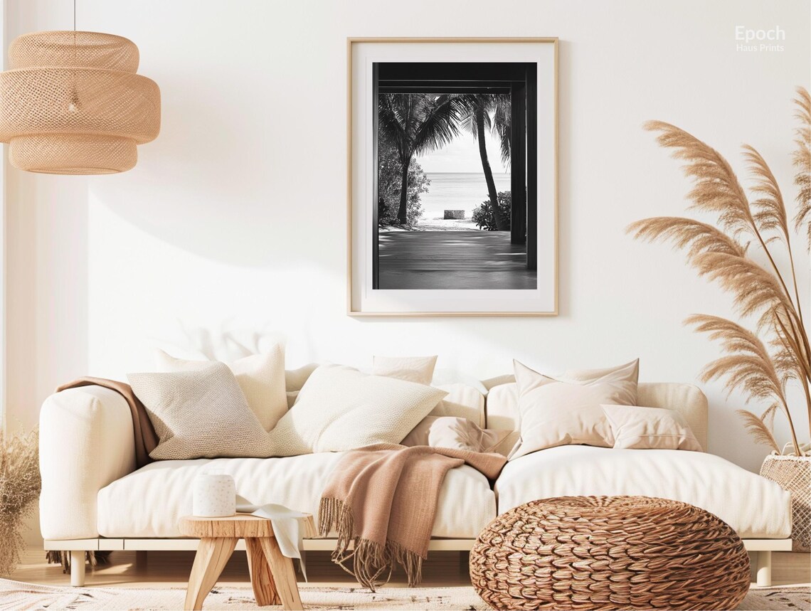 Hallway To Beach, Architecture Art Print - Image 2