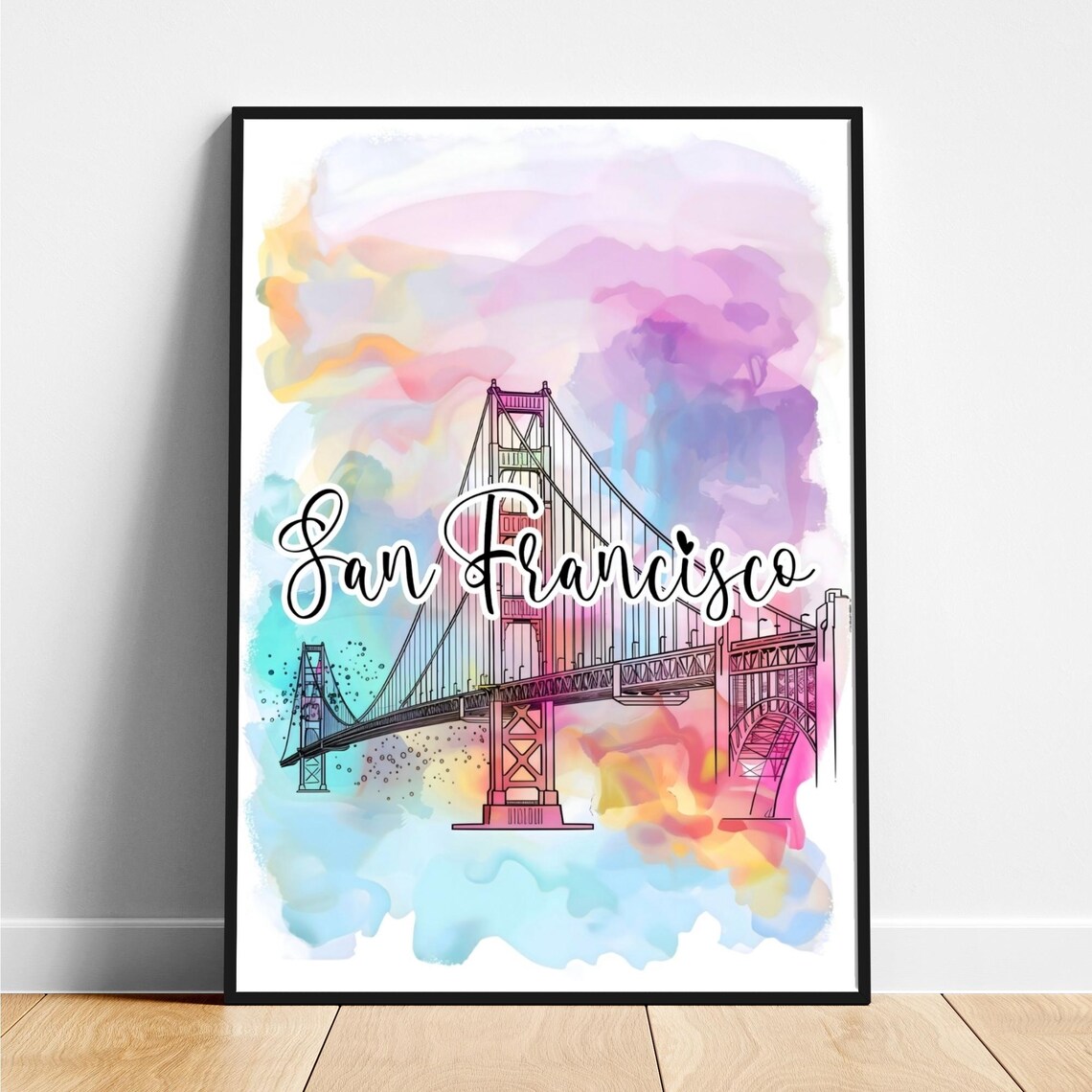 San Francisco Travel Print United States Travel Poster San Francisco Poster San Francisco United States Poster Modern Poster