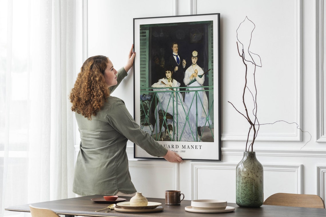 Edouard Manet The Balcony 1868 Classic Art Reproduction Poster - Image 5