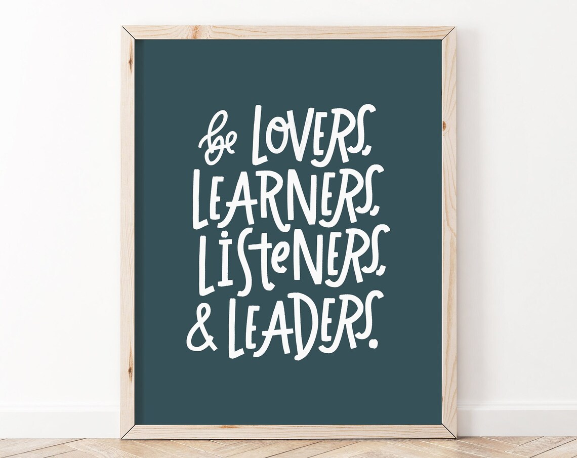 Positive Affirmations Poster, Classroom and Kids Room