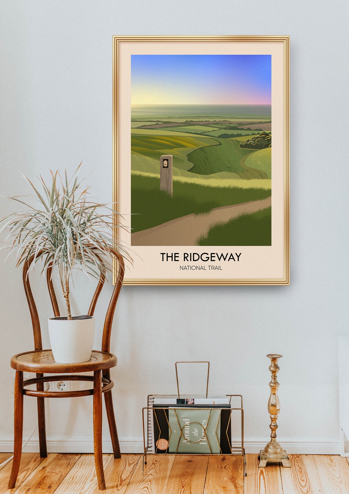 Ridgeway National Trail Vintage Travel Poster - Image 2