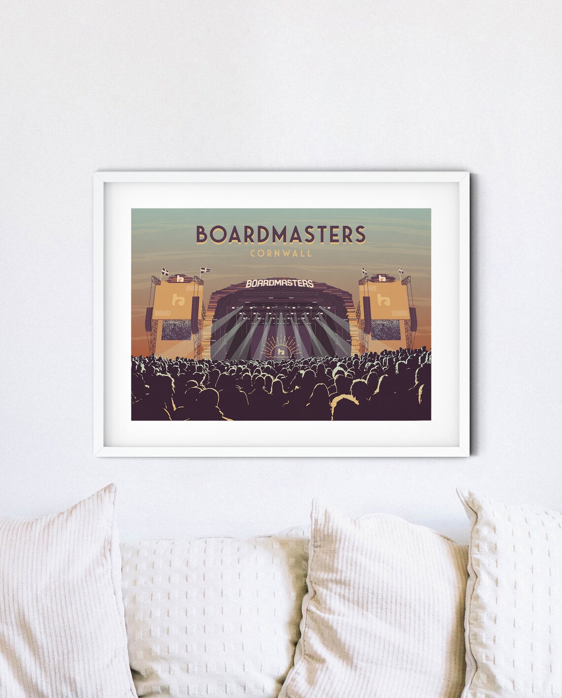 Boardmasters Festival Poster, Cornwall Travel Poster - Image 4