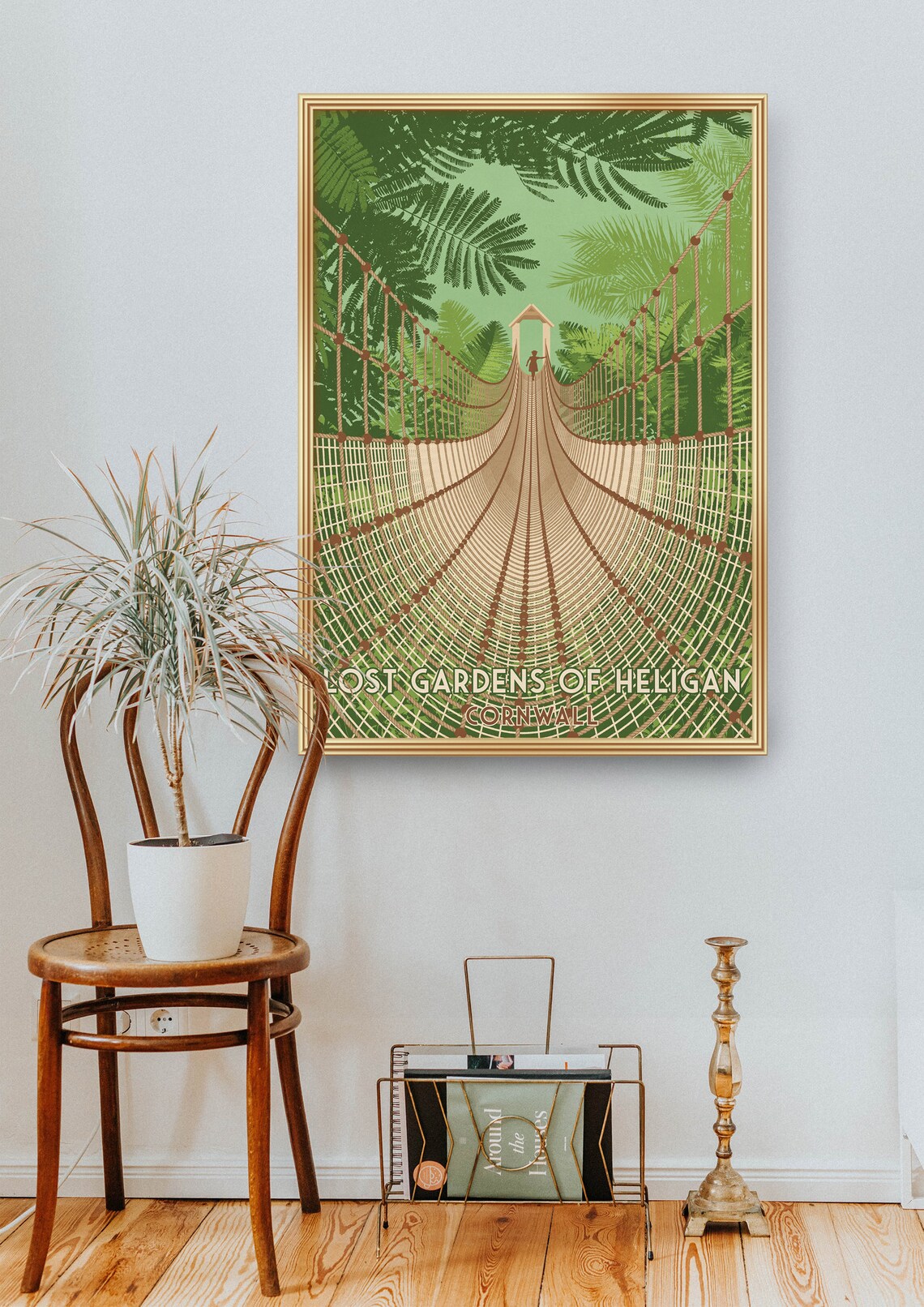 Lost Gardens Of Heligan Cornwall Travel Poster - Image 2