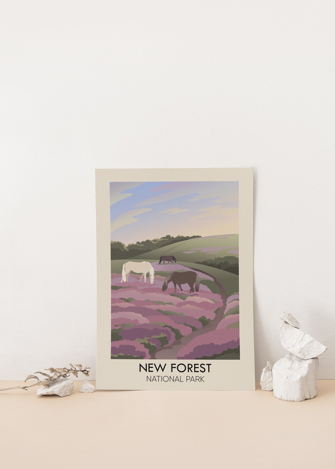 New Forest National Park Vintage Travel Poster Art Print - Image 4