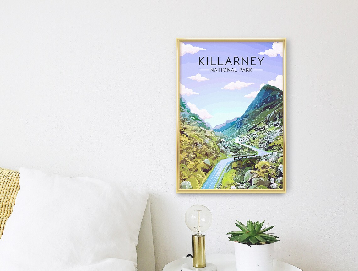 Killarney National Park Travel Poster, County Kerry - Image 3