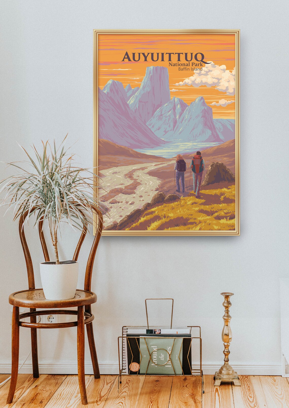 Auyuittuq National Park Vintage Travel Poster - Image 2