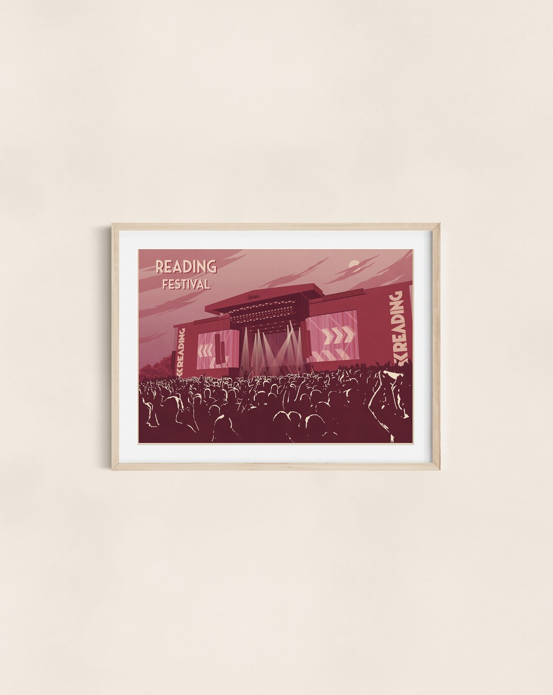 Reading Festival Poster, Music Festival Art Print - Image 3