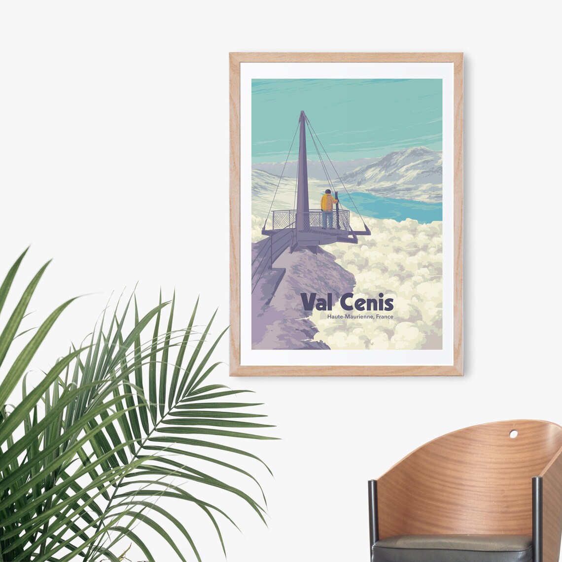 Val Cenis Alpine Viewpoint Haute-Maurienne France Travel Poster - Image 2