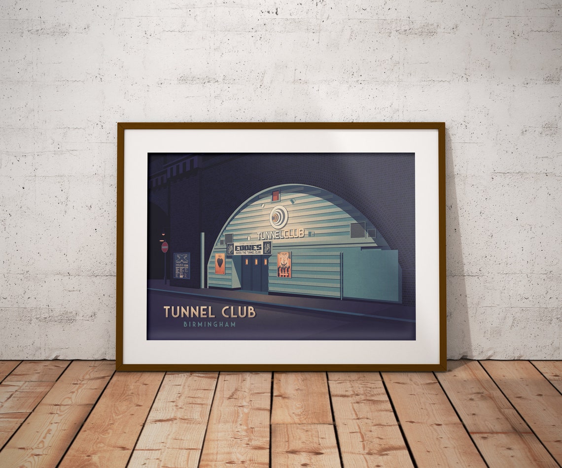 Tunnel Club Poster Birmingham Nightclub House Of God Subway City West Midlands Brum Basswave Clubbing Godskitchen Techno Music Rave - Image 4