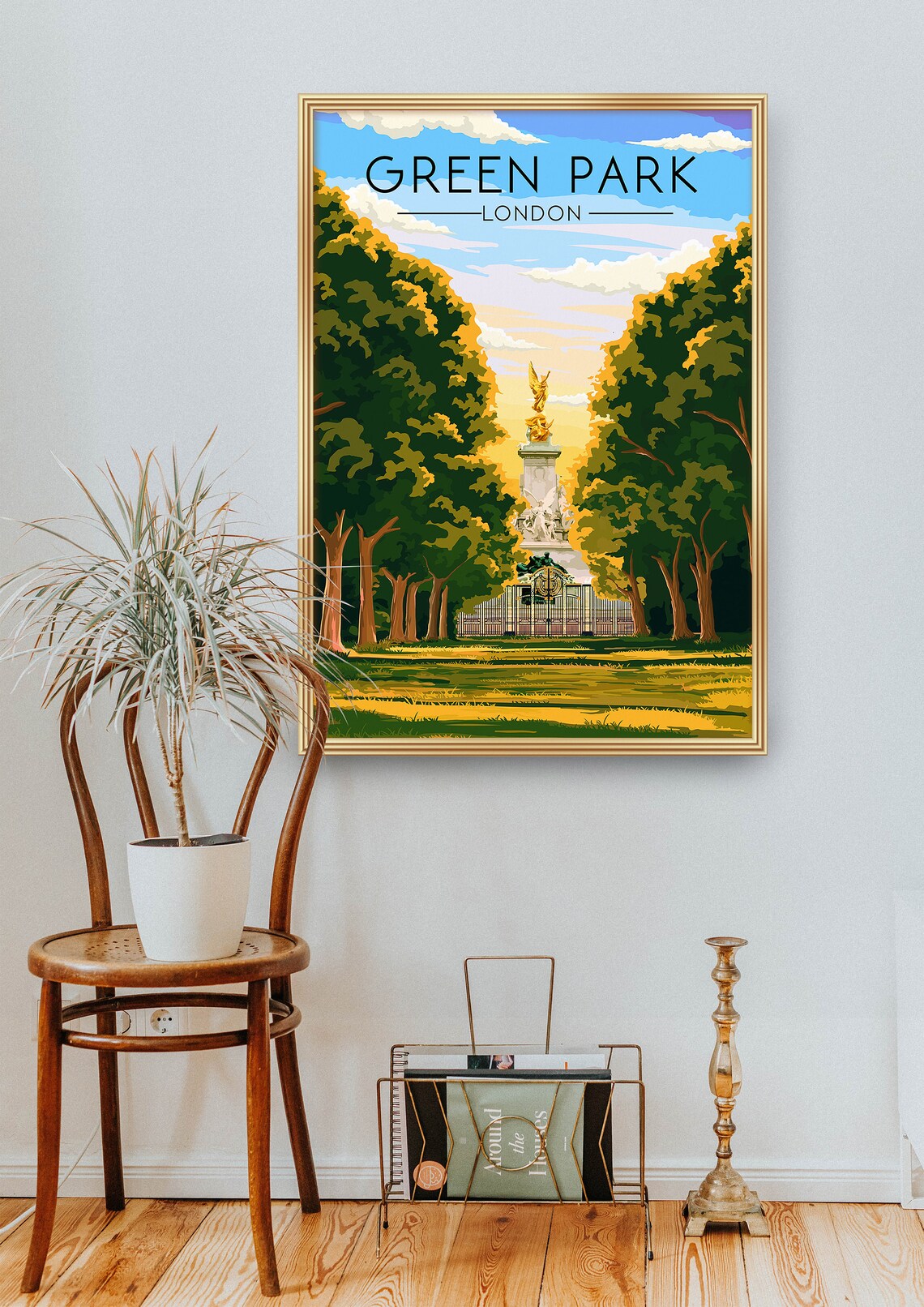 Green Park London Travel Poster, Royal Parks Print - Image 2