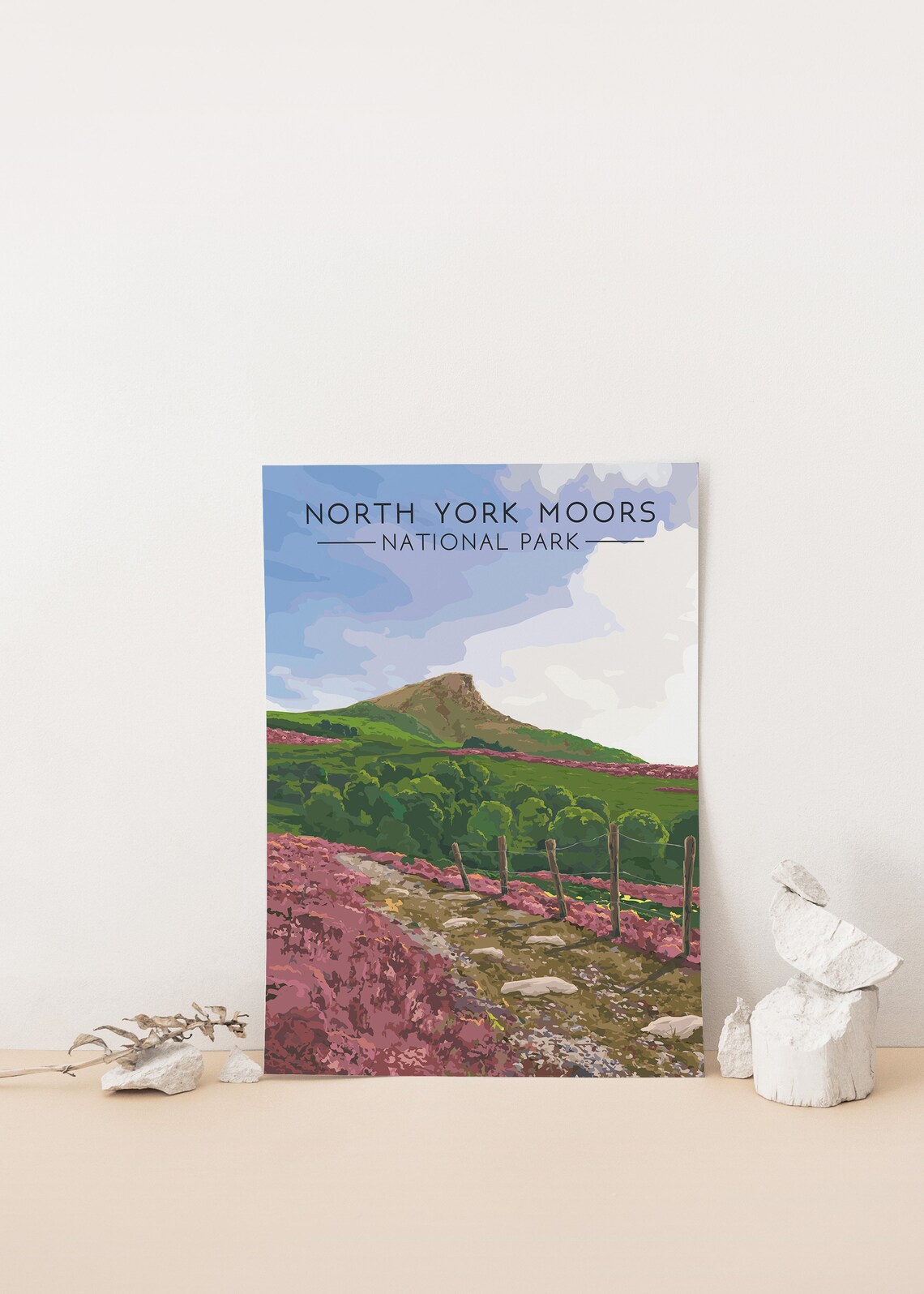 North York Moors Vintage Travel Poster Print - Image 4