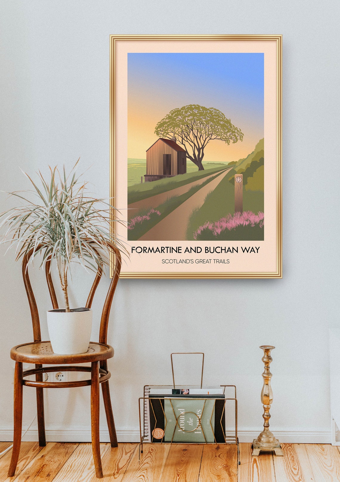 Formartine And Buchan Way Scotland Countryside Trails Poster - Image 2