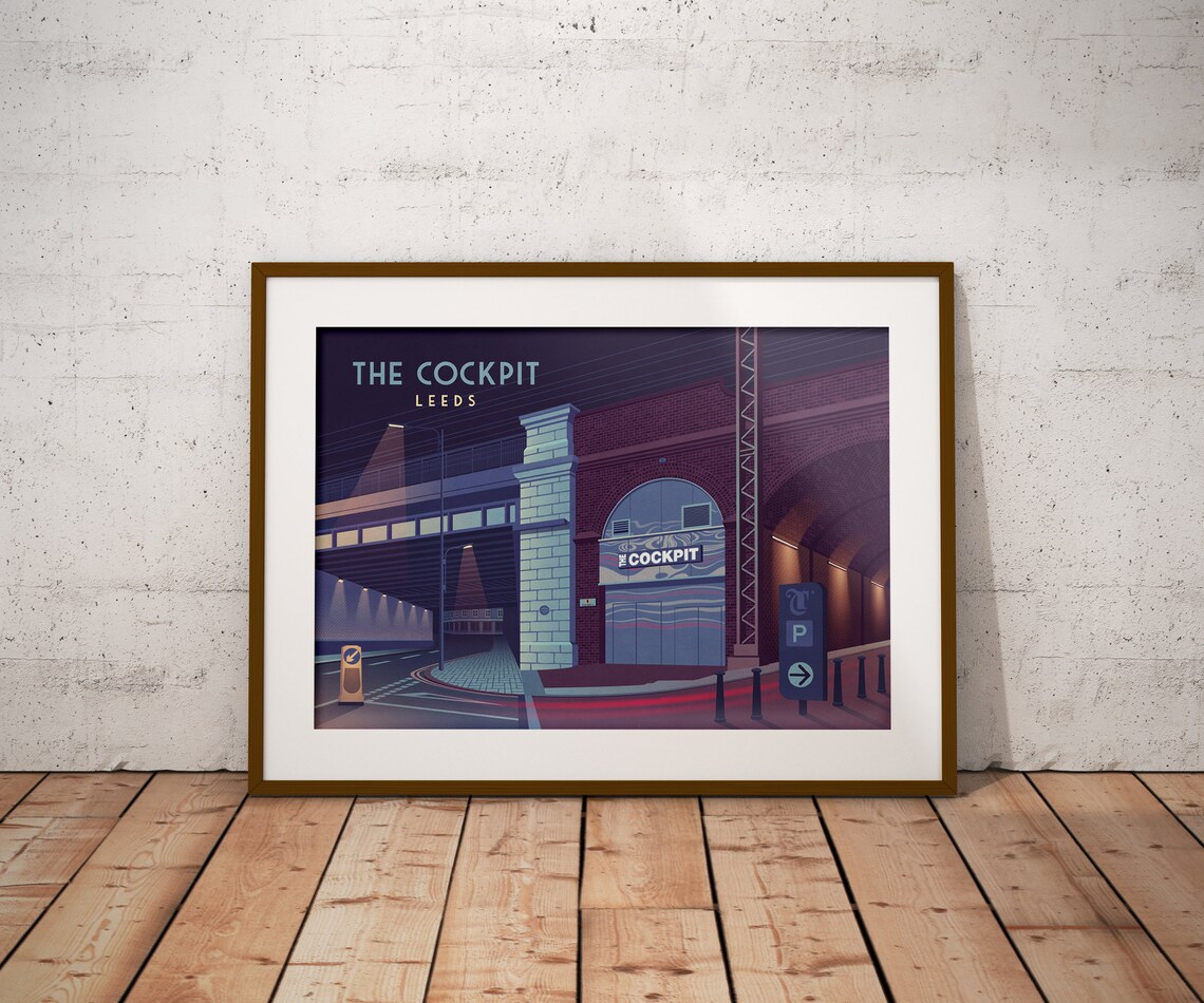 The Cockpit Leeds Music Venue Travel Poster - Image 4