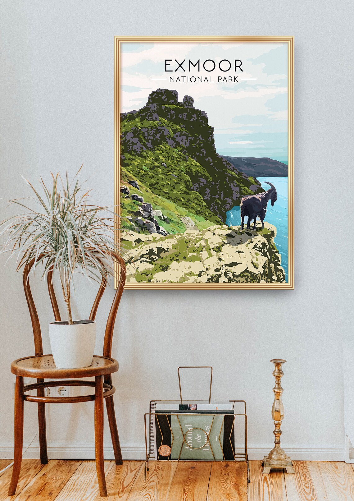 Exmoor National Park Travel Poster, Somerset Devon - Image 2