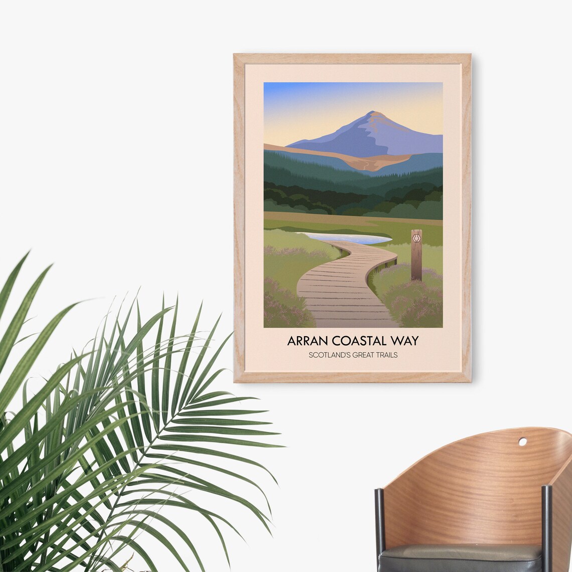 Arran Coastal Way Vintage Travel Poster, Isle Of Arran - Image 3