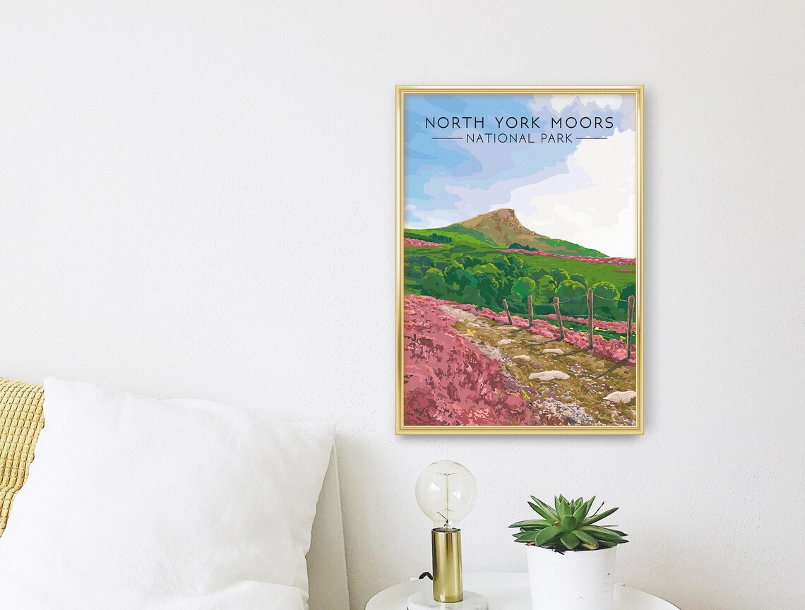 North York Moors Vintage Travel Poster Print - Image 3