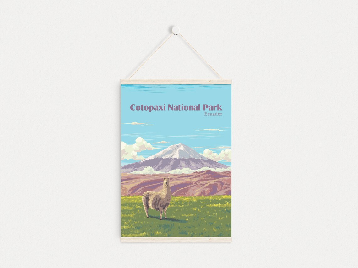 Cotopaxi National Park Vintage Travel Poster - Image 4