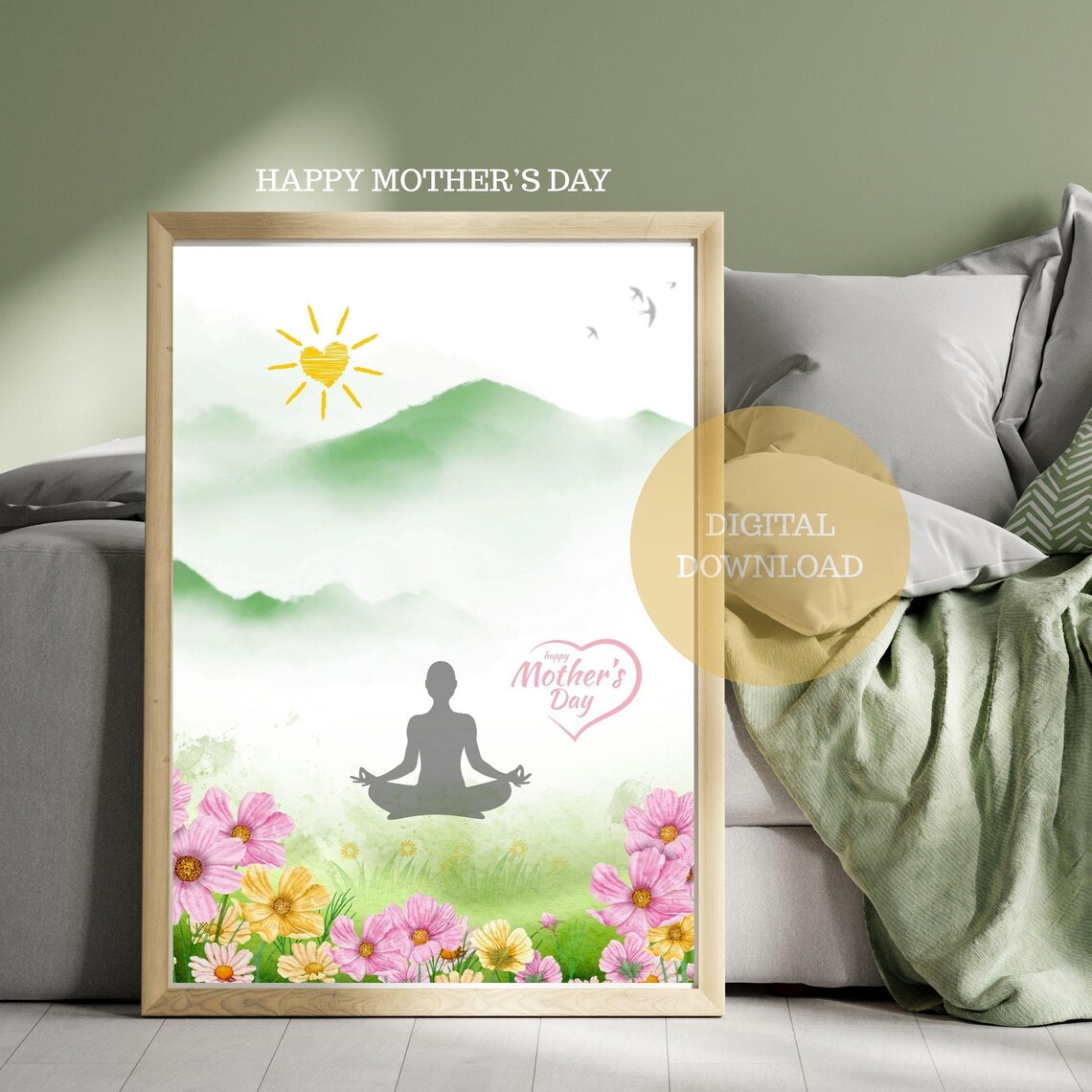Modern Mindfullness Mothers Day Yoga Gift For Mom