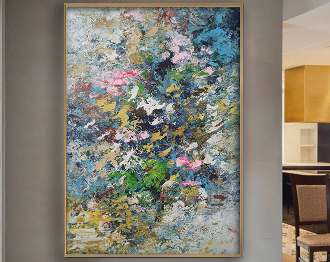 Original Abstract Painting, Extra Large Wall Decor