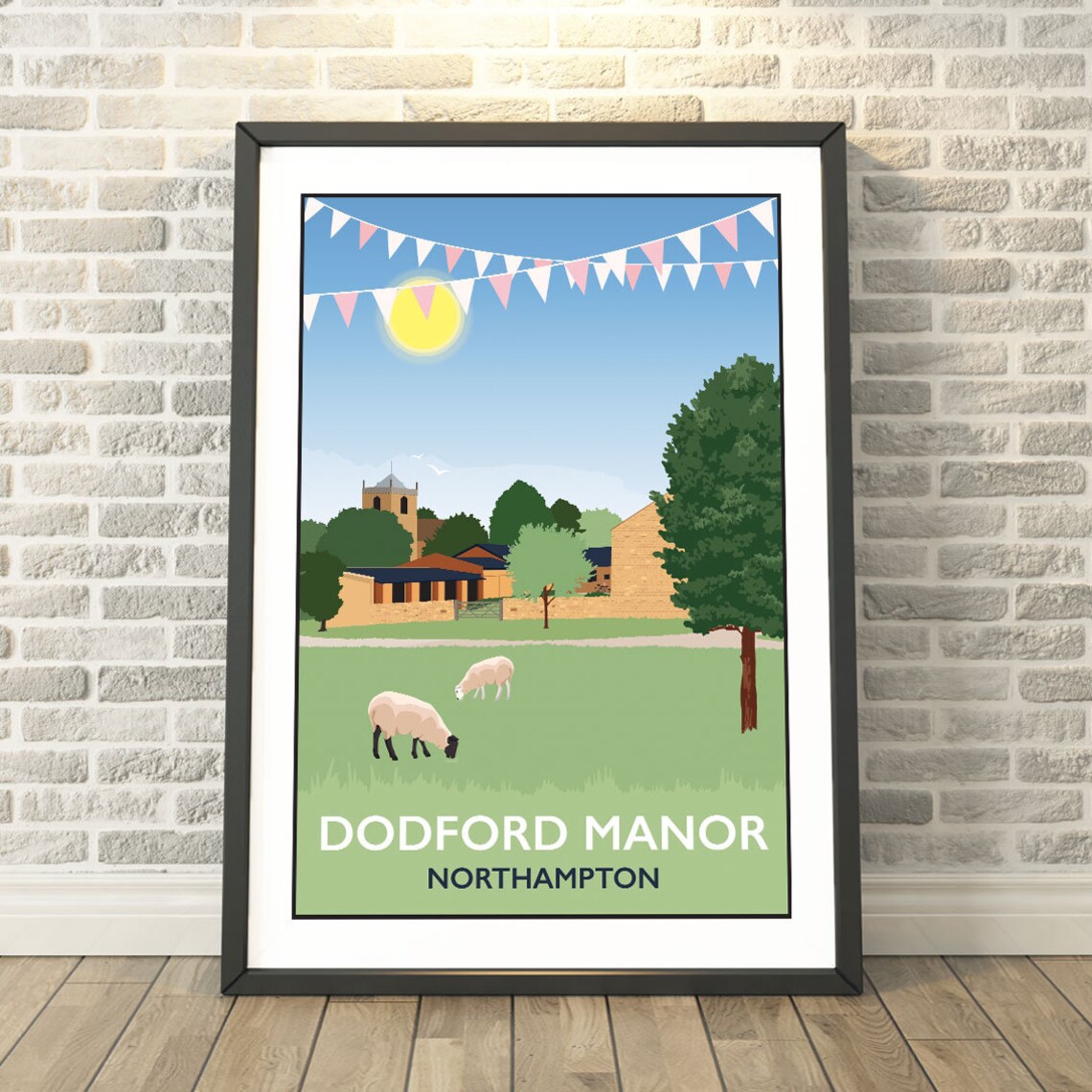 Dodford Manor Barns, Northamptonshire Travel Poster